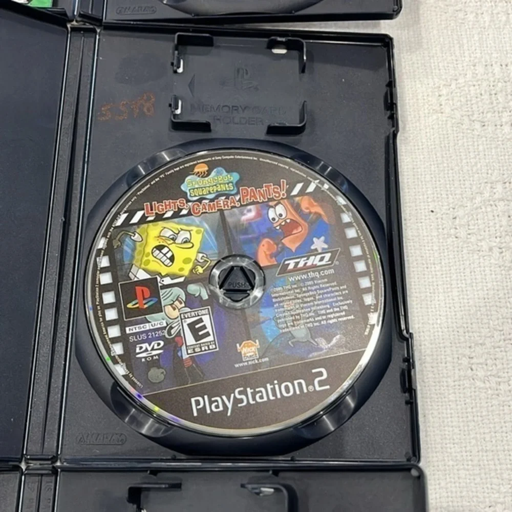 PlayStation‎ 2 games Tetris sonic SpongeBob used